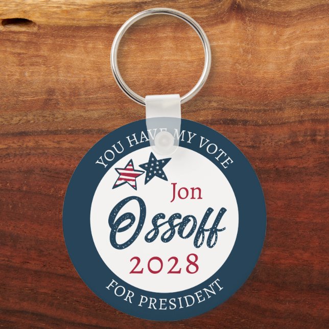 Llavero Jon Ossoff Presidente 2028  (Anverso)