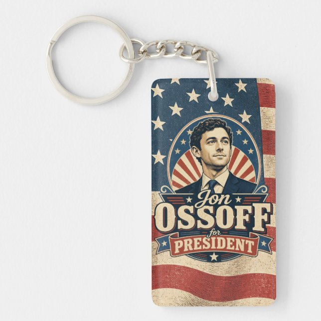 Llavero Jon Ossoff Presidente| Político  (Frente)