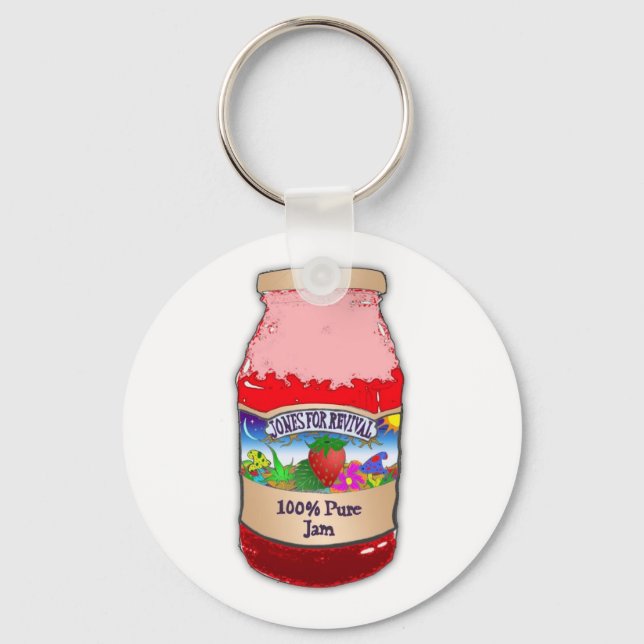 Llavero Jones Para Revival Strawberry Jam Keychain (Anverso)