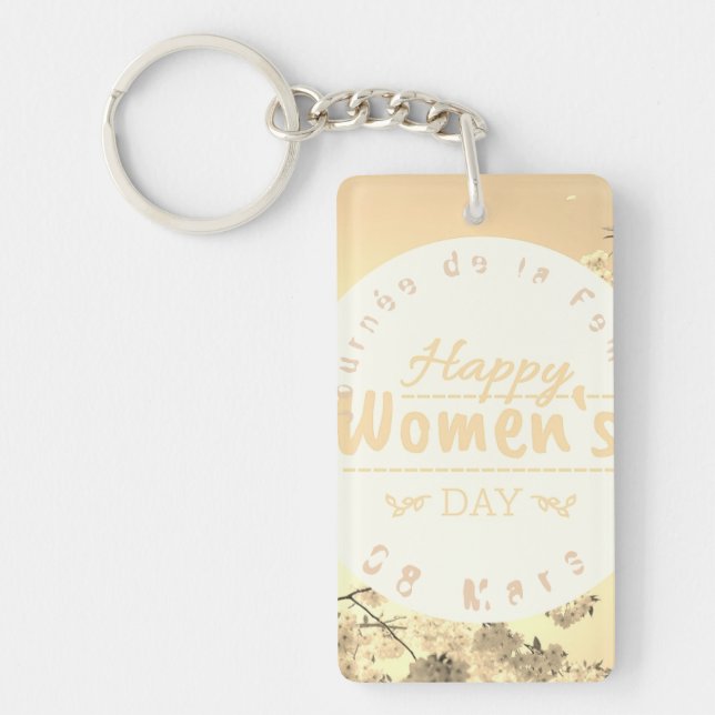 Llavero Journée de la Femme Porte-clé acrylique rectangle (Frente)