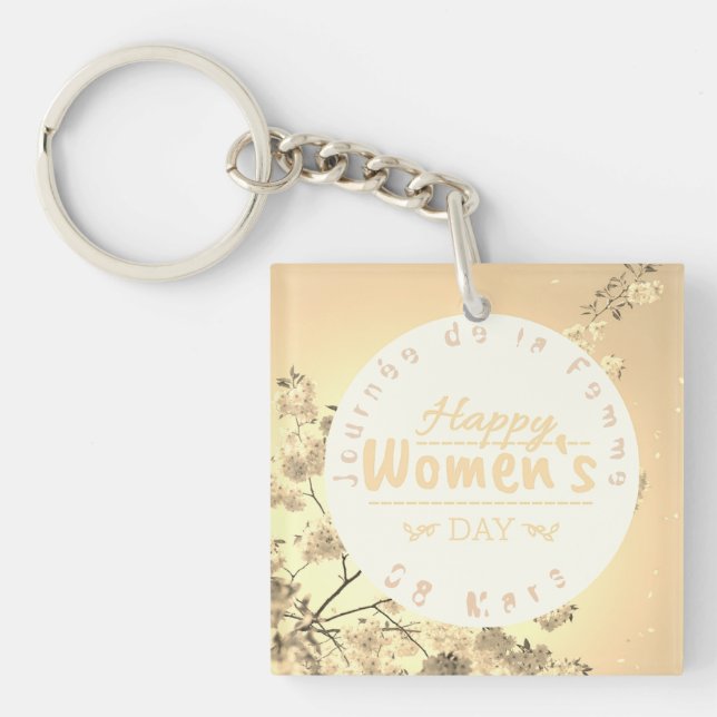 Llavero Journée de la Femme Porte-clé en acrylique (Frente)