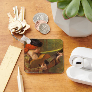 Llavero Joven española con guitarra de Pierre Renoir