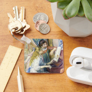 Llavero Jóvenes Chicas en el piano por Pierre Renoir