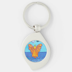 Llavero Joy & Peace Beach Guardian Angel Personalizados Ke