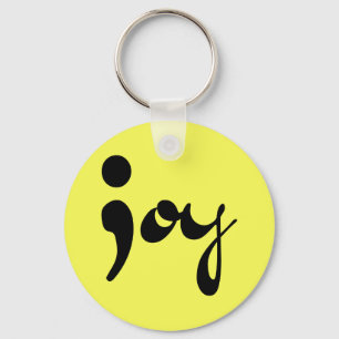 Llavero Joy Semicolon Keychain
