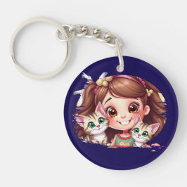 Llavero Joyful Moments with My Kitties