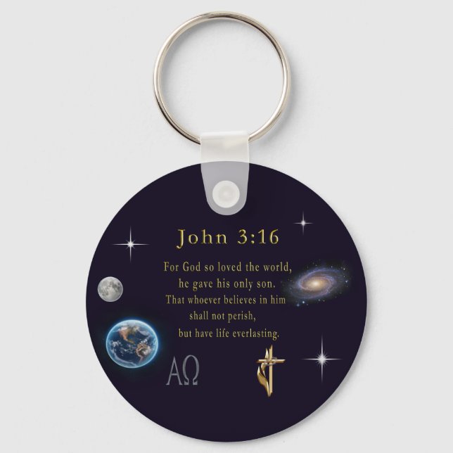 Llavero Juan 3:16 (Anverso)