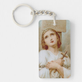 Llavero Juana de Arco quemándose en la toma (BF 01)