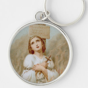 Llavero Juana de Arco quemándose en la toma (BF 01)