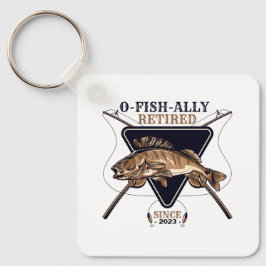 Llavero Jubilación divertida y retirada por pesca personal