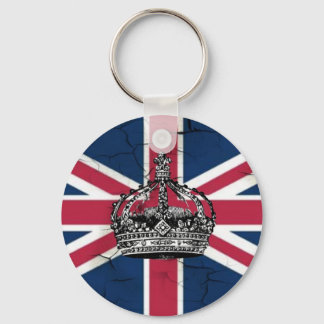 Llavero Jubileo del Diamante de Inglaterra con bandera de 