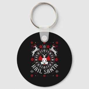 Llavero Júbilo Santa Espantosa Sudadera de Navidad Demonio
