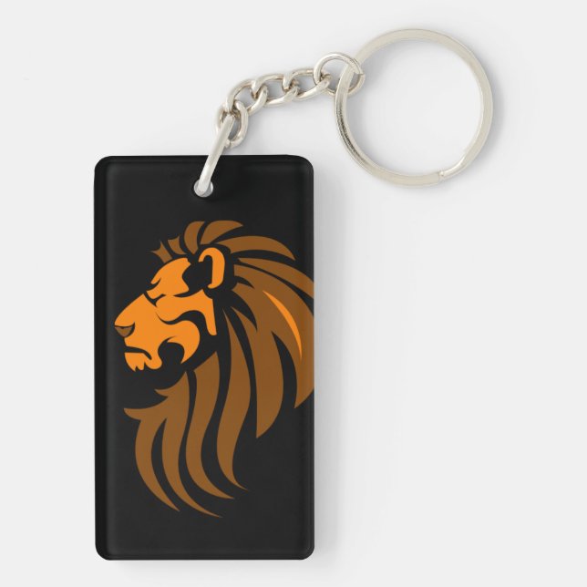 LLAVERO JUDAH LION HEAD KEY CHAIN (Atrás)