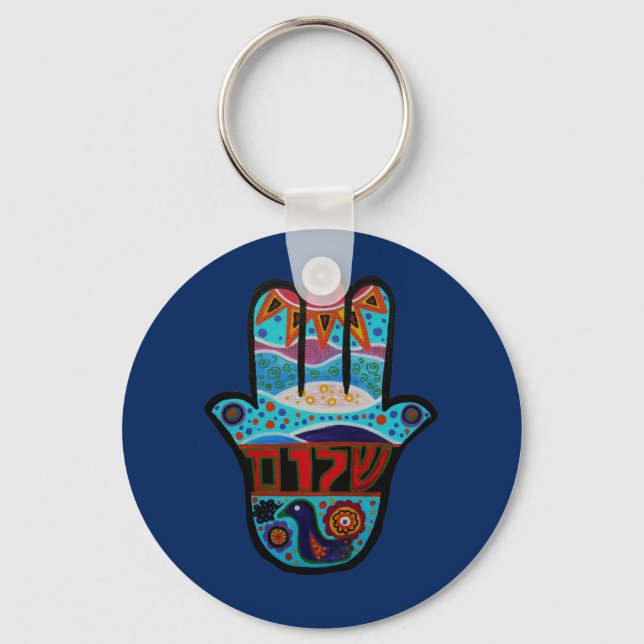 LLAVERO JUDAICA HAMSA (Anverso)