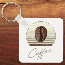 Llavero Judías De Café Para Espresso Y Barista Retro