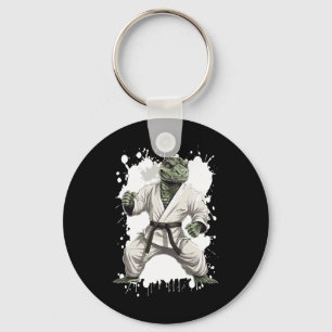 Llavero Judo, luchador de animales Alligator Karate