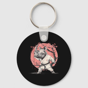 Llavero Judo Rhino Nature Kickboxing Taekwondo Artes Marci