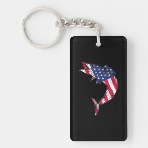 Llavero Juego americano de wahoo Fish Fishing Estados Unid