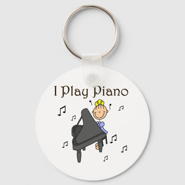 Llavero Juego camisetas de piano y regalos (Anverso)