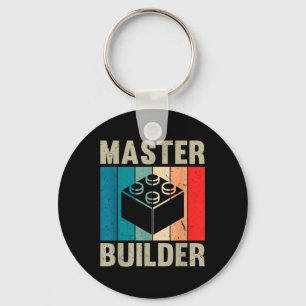 Llavero Juego de Bloques de Construcción para Niños Master