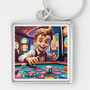 Llavero "Juego de dados vintage"