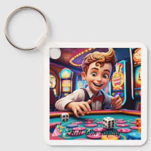 Llavero "Juego de dados vintage"