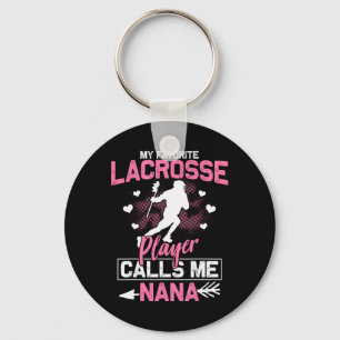 Llavero Juego de Lacrosse Nana Mi Cal Favorito De Lacrosse