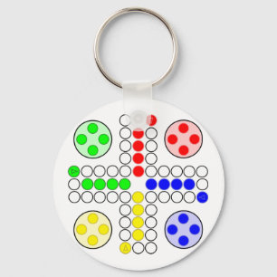 Llavero Juego de mesa de la obra clásica de Ludo