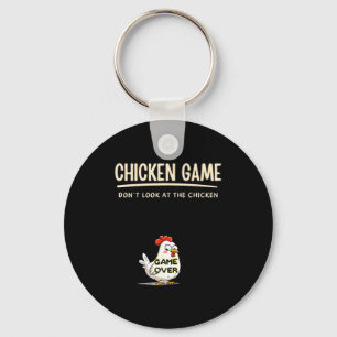 Llavero Juego de Pollo No Mires Al Pollo Divertido Chic