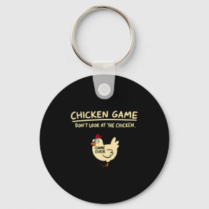 Llavero Juego de Pollo No Mires Al Pollo Gallina Divertida
