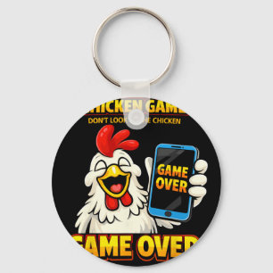 Llavero Juego de Pollo No Mires Al Pollo Juego Terminado P