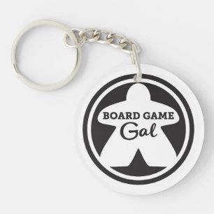 Llavero Juego de tablero Gal Black Frame Keychain
