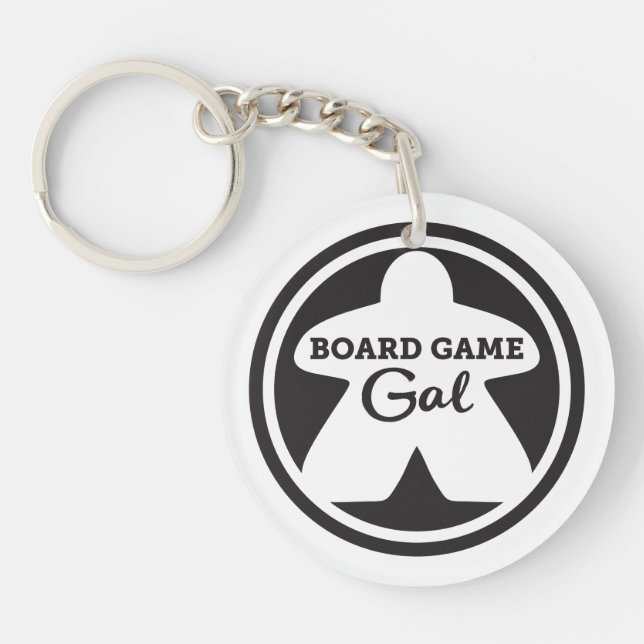 Llavero Juego de tablero Gal Black Frame Keychain (Frente)