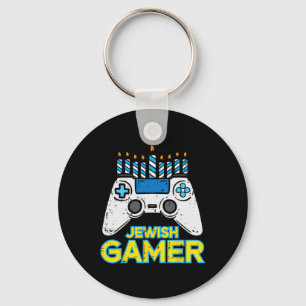Llavero Juego de Video de Hanukkah Judío Gamer Chanukah Ho