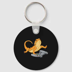 Llavero Juego de video Dragon Lizard Gamer Gecko