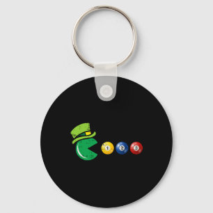 Llavero Juego Retro Día de San Patricio de Billar