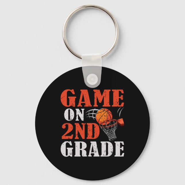 Llavero Juegos divertidos sobre baloncesto de 2º grado de  (Anverso)