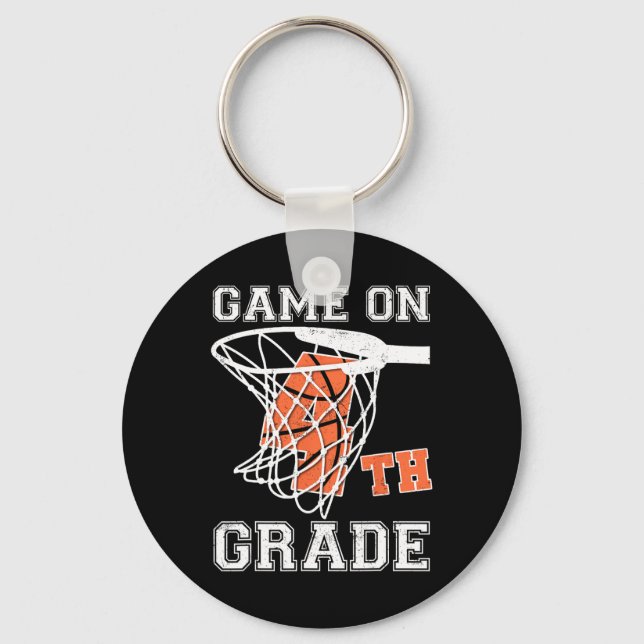 Llavero Juegos En El Primer Día De La Escuela De Baloncest (Anverso)