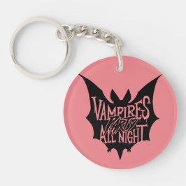 Llavero Juerga Nocturna: Fiesta de Halloween de los Vampir
