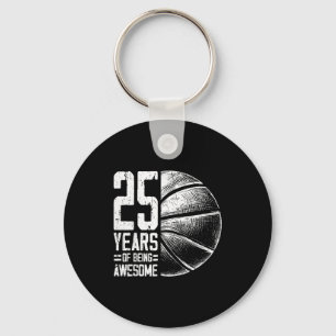 Llavero Jugador Baloncesto 25 Años Baloncesto Viejo 25º