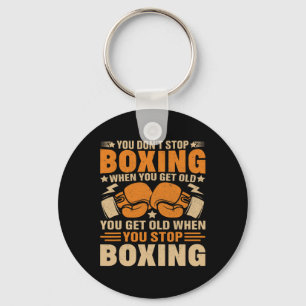 Llavero Jugador Boxeador Divertido Entrenador Juvenil Boxe