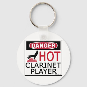 Llavero Jugador caliente del Clarinet