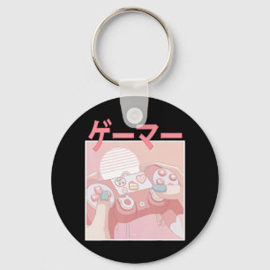 Llavero Jugador Chica Anime Kawaii Juego Cuto de Videojueg
