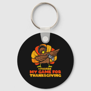 Llavero Jugador de Acción de Gracias, videojuego de Turquí