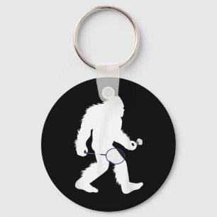 Llavero Jugador de Badminton de pie grande Sasquatch Shutt