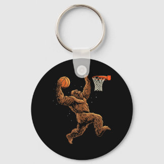 Llavero Jugador de Baloncesto Bigfoot Sasquatch Divertido