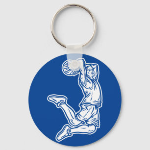 Llavero Jugador de baloncesto haciendo el diseño de la luz
