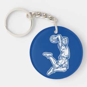 Llavero Jugador de baloncesto haciendo el diseño de la luz