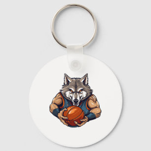 Llavero Jugador de Baloncesto Lobo 