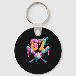 Llavero Jugador de Baseball Drip Número 67
